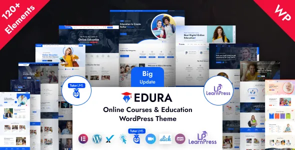 Edura – Online Courses & Education WordPress Theme 95% OFF