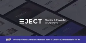 Eject - Web Studio & Creative Agency WordPress Theme 95% OFF