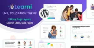 eLearni v3.3 - LMS, Online Courses WordPress Theme [95% Off]