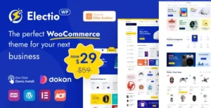 Electio Electronics & Gadgets Store WooCommerce Theme 95% OFF