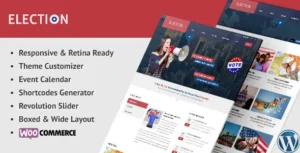 Election – Political WordPress Theme [95% OFF]