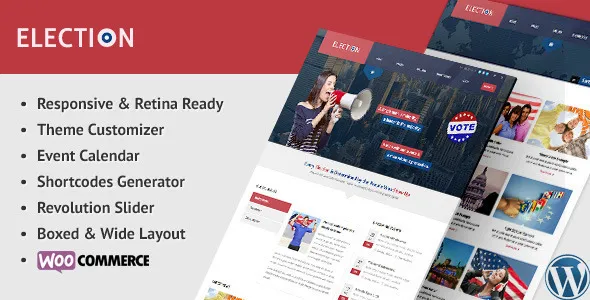 Election – Political WordPress Theme [95% OFF]