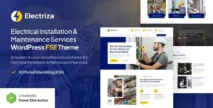 Electriza - Electrical Installation & Maintenance Services Theme 95% OFF