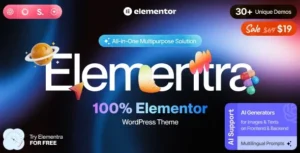 Elementra - 100% Elementor WordPress Theme 95% OFF