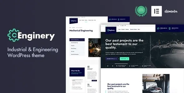 Enginery – Industrial & Engineering WP theme 95% OFF