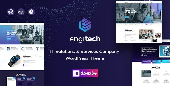 Engitech – IT Solutions & Services WordPress Theme [95% OFF]