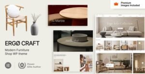 ErgoCraft – Furniture Shop WordPress Theme 95% OFF