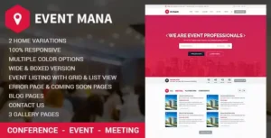 Event Management WordPress Theme [95% OFF]