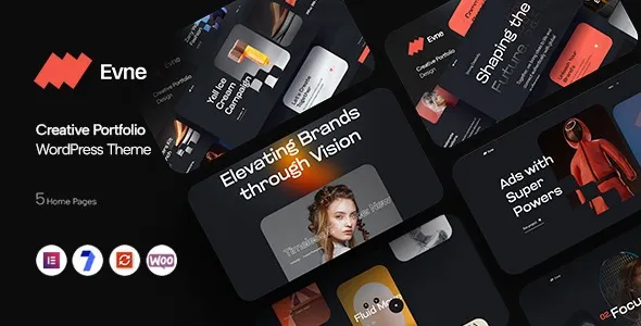 Evne – Creative Portfolio WordPress Theme 95% OFF