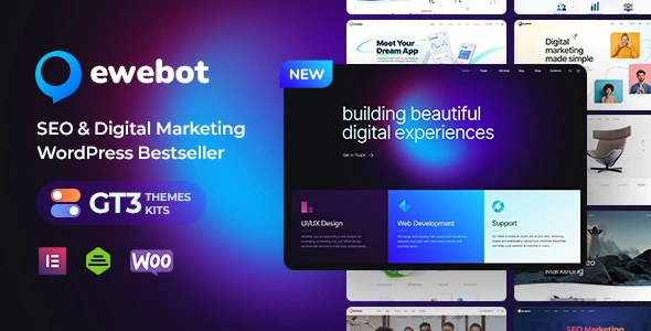 Ewebot – SEO Marketing Digital Agency Theme [95% OFF]