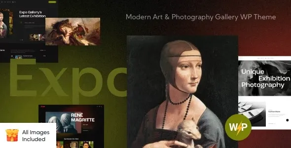 Expo – Modern Art & Photography Gallery WordPress Theme 95% OFF