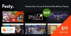 Festy - Theme Park, Circus & Festival WordPress Theme 95% OFF