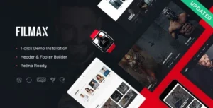 Filmax – Cinema & Movie News Magazine WordPress Theme 95% OFF
