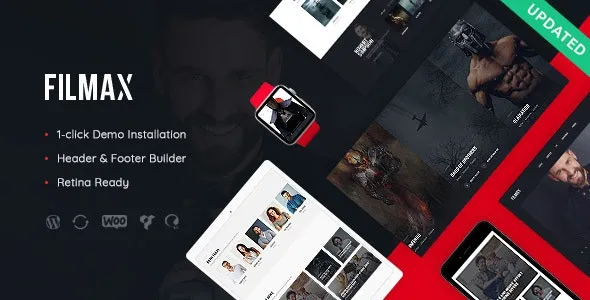 Filmax – Cinema & Movie News Magazine WordPress Theme 95% OFF