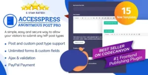 Free Download AccessPress Anonymous Post Pro 3.2.6 [Latest Version]