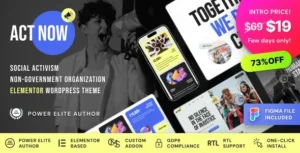 Free Download Act Now – Social Activism & NGO WordPress Theme 1.0.1 [Latest Version]