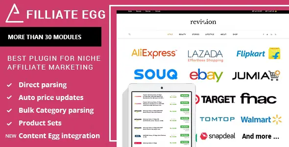Free Download Affiliate Egg – Niche Affiliate Marketing WordPress Plugin 10.11.2 [Latest Version]