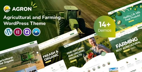 Free Download Agron – Agriculture & Organic Farm WordPress Theme 1.0.2 [Latest Version]