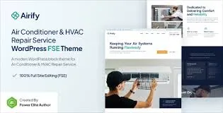 Free Download Airify – HVAC Repair Service FSE WordPress Theme 1.0.0 [Latest Version]
