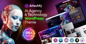 Free Download Aitechfy - AI Agency & Technology WordPress Theme 1.0 [Latest Version]
