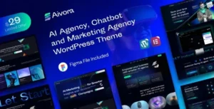 Free Download Aivora - AI Agency & Technology WordPress Theme 1.0.0 [Latest Version]