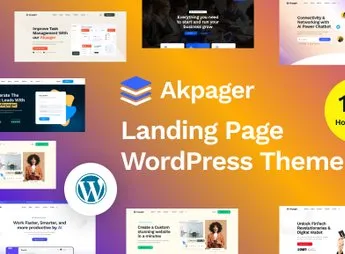 Free Download Akpager – Landing Page Elementor WordPress Theme 1.1.4 [Latest Version]