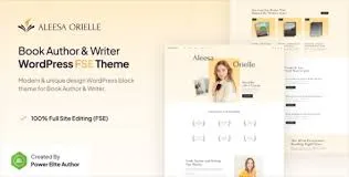 Free Download Aleesa – Book Author & Writer Gutenverse FSE WordPress Theme 1.0.1 [Latest Version]