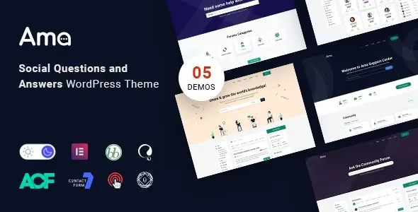 Free Download AMA – bbPress Forum WordPress Theme 1.7.0 [Latest Version]