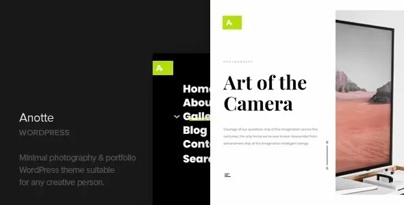 Free Download Anotte – Horizontal Photography WordPress Theme 1.9 [Latest Version]