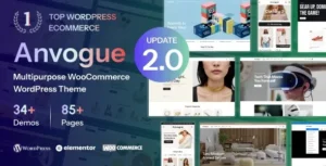 Free Download Anvogue - Multipurpose WooCommerce WordPress Theme 2.0.2 [Latest Version]