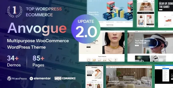 Free Download Anvogue – Multipurpose WooCommerce WordPress Theme 2.0.2 [Latest Version]
