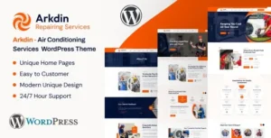 Free Download Arkdin - Air Conditioning Services WordPress Theme 1.2 [Latest Version]