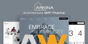Free Download Arkina Architecture WordPress Theme 1.1 [Latest Version]