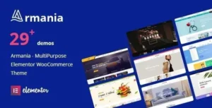 Free Download Armania – Multipurpose Elementor WooCommerce Theme 1.4.7 [Latest Version]