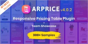 Free Download ARPrice Responsive WordPress Pricing Table Plugin 4.2.2 [Latest Version]