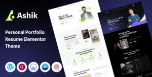 Free Download Ashik - Personal Portfolio WordPress Theme 1.0 [Latest Version]