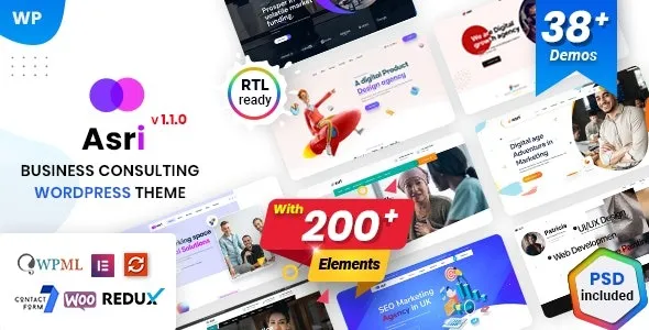Free Download Asri – Business Consulting WordPress Theme 1.1.5 [Latest Version]