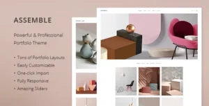 Free Download Assemble - Portfolio WordPress Theme 1.6.0 [Latest Version]