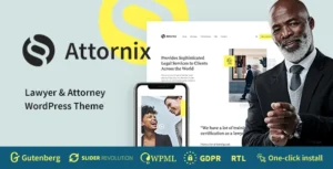 Free Download Attornix Lawyer WordPress Theme 1.1.6 [Latest Version]