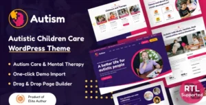 Free Download Autism - Autistic Children Care WordPress Theme 1.1.0 [Latest Version]