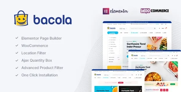 Free Download Bacola Grocery Store And Food Ecommerce Theme 1.6.1 [Latest Version]
