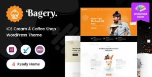 Free Download Bagery - Ice Cream Shop WordPress Theme 2.0 [Latest Version]