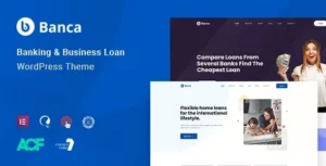 Free Download Banca – Banking, Finance & Business Loan WordPress Theme 1.9.6 [Latest Version]