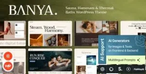 Free Download Banya – Sauna, Hammam & Thermal Baths WordPress Theme 1.0.0 [Latest Version]