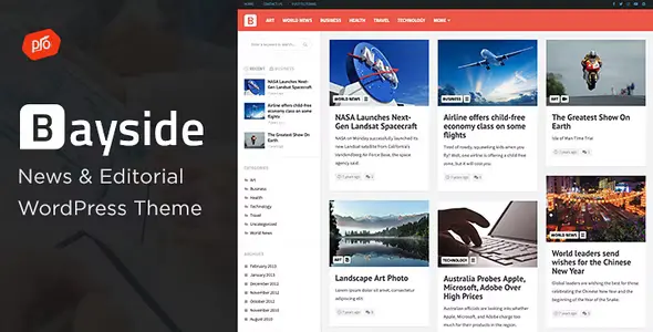Free Download Bayside Responsive WordPress Theme 2.9 [Latest Version]