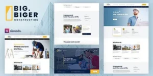 Free Download Bigger - Construction WordPress Theme 1.0.17 [Latest Version]