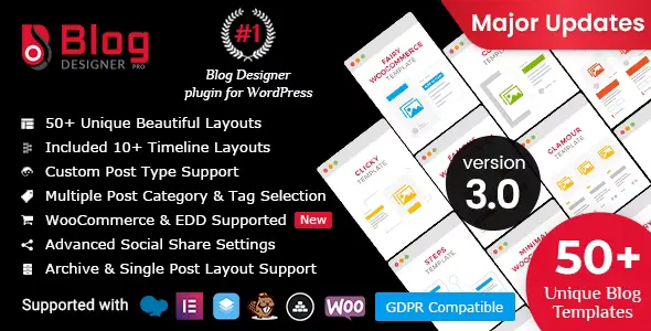 Free Download Blog Designer PRO for WordPress 3.4.9 [Latest Version]