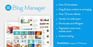Free Download Blog Manager for WordPress 2.0.1 [Latest Version]