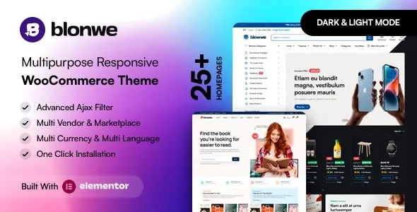 Free Download Blonwe – Multipurpose WooCommerce Theme 1.3.6 [Latest Version]