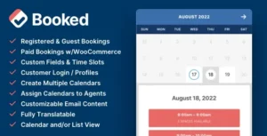 Free Download Booked – Appointment Booking for WordPress 2.4.4 [Latest Version]